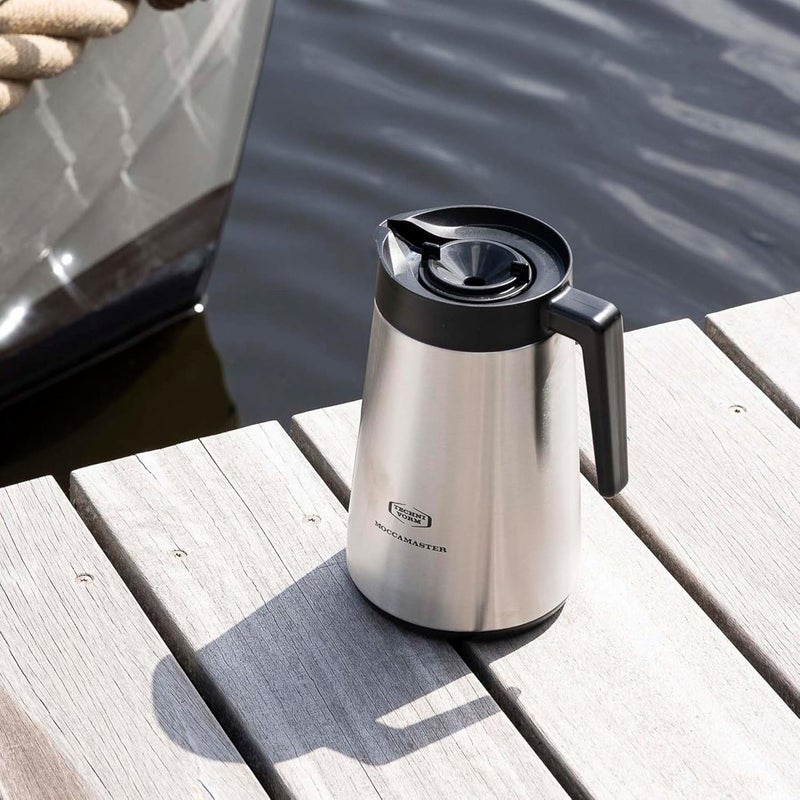 Moccamaster Technivorm 59865, 1.25 L Thermal Carafe, Silver, 40 ounce - Image 5